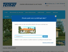 Tablet Screenshot of drevostavby-telnar.cz